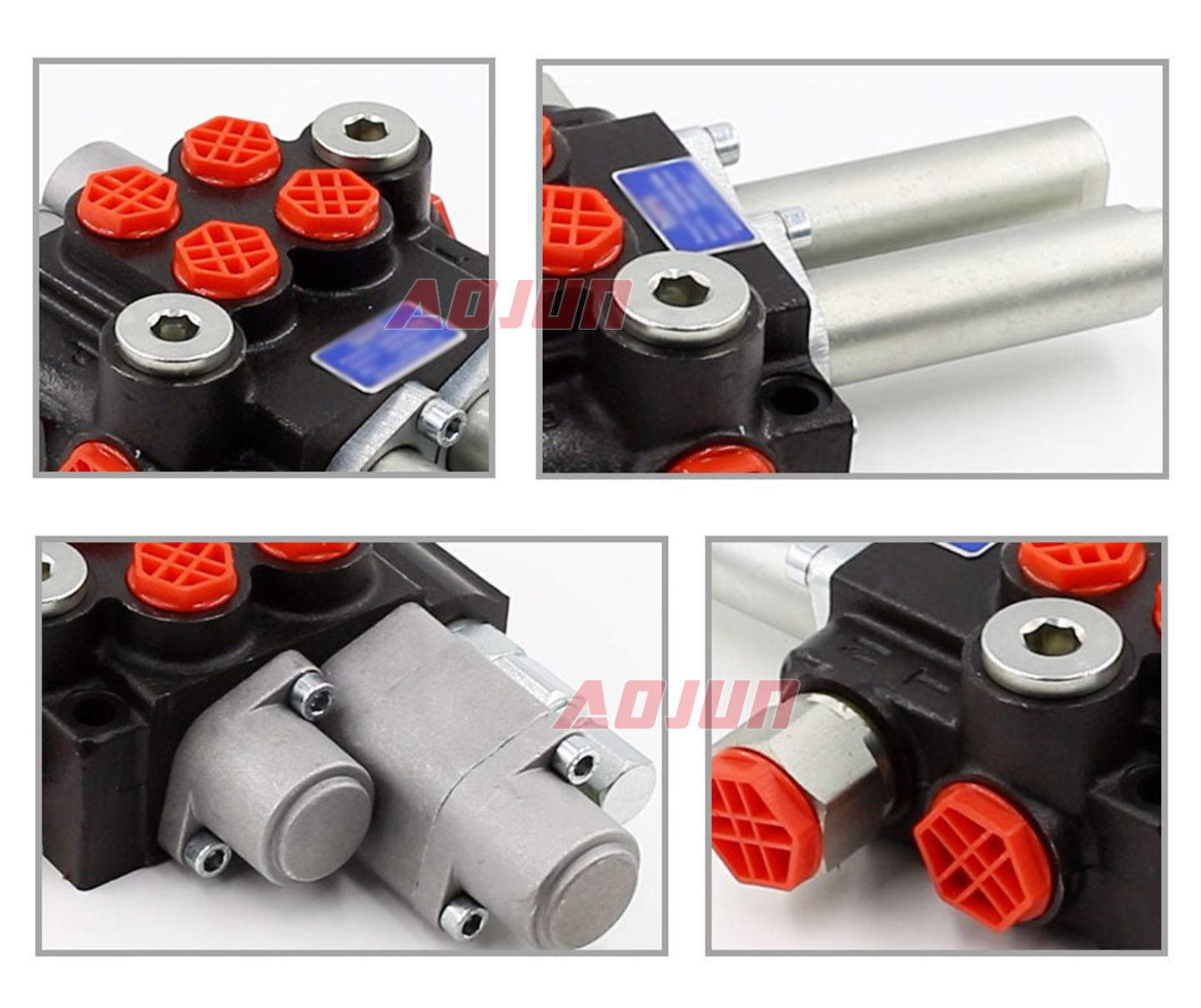 2 Spool Cable Monoblock Directional Valve P40 Floating detailed image